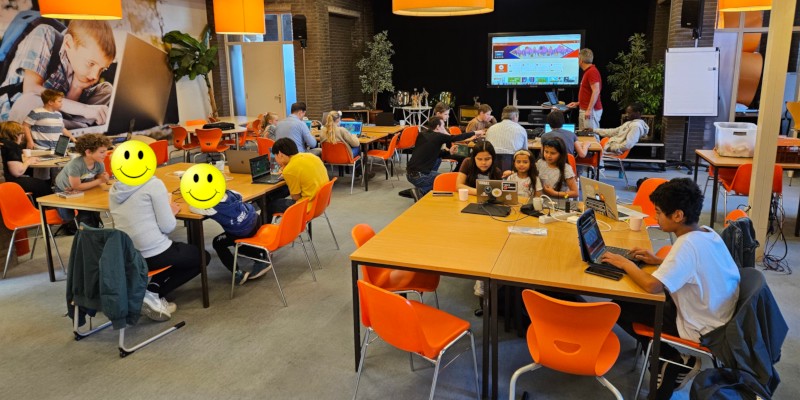Coderdojo 5 april 2025 overzicht 1